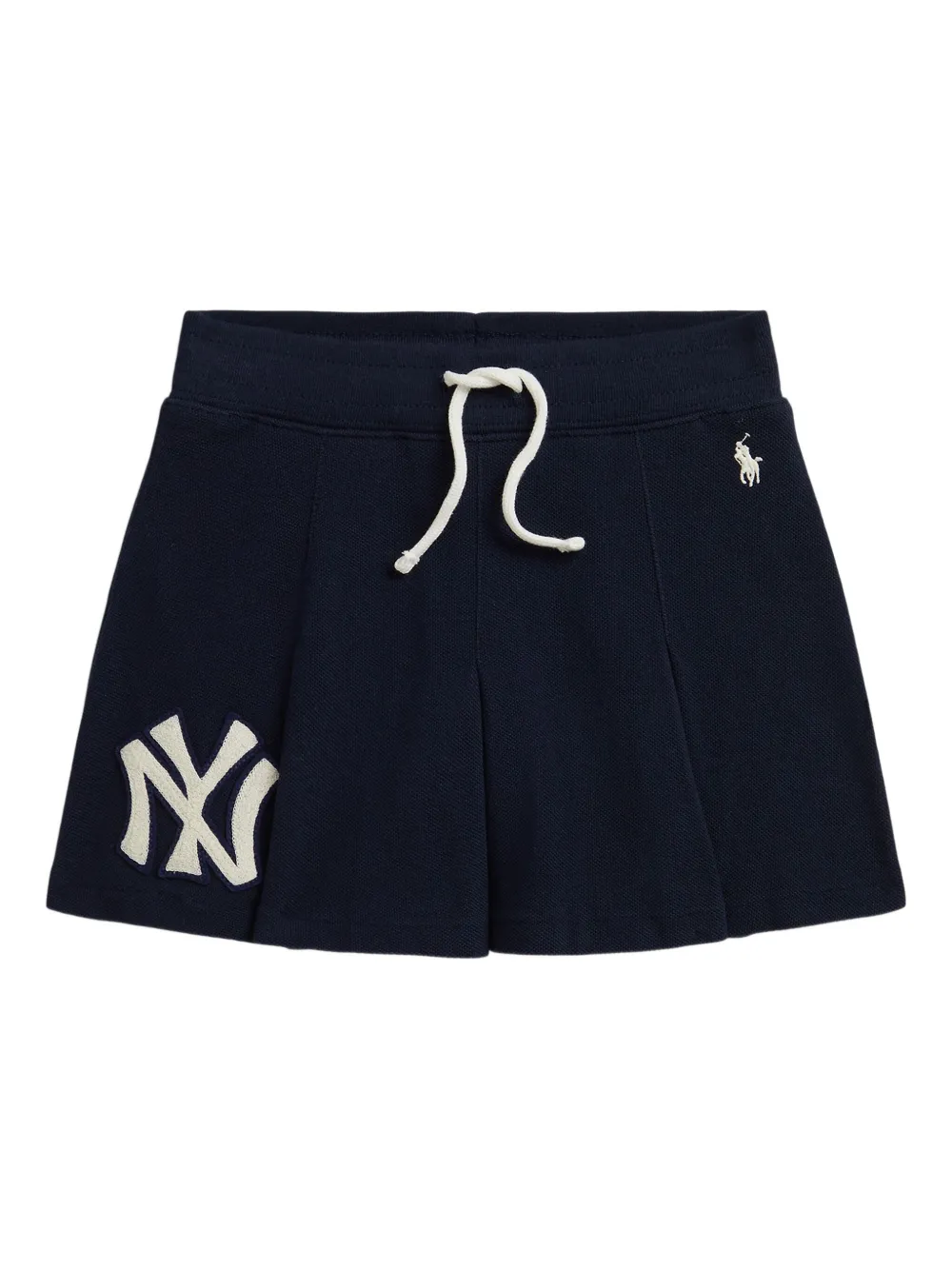 

Плиссированная мини-юбка с аппликацией POLO RALPH LAUREN KIDS, синий