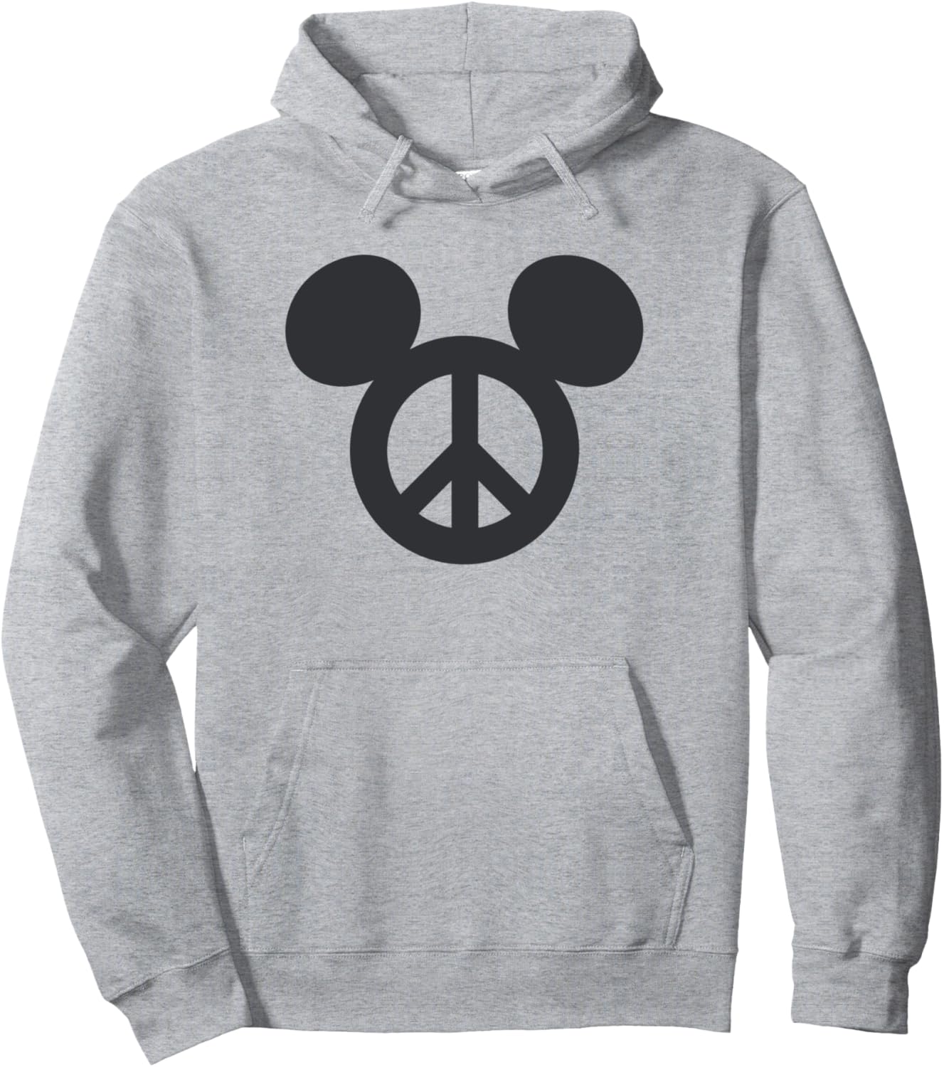 

Толстовка с классическим логотипом Микки Мауса и его друзей в виде знака мира Disney, серый