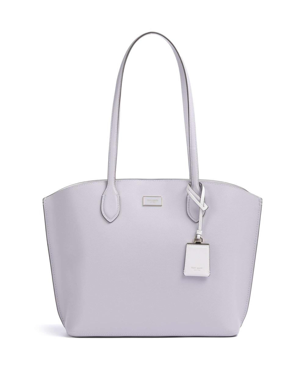 

Люкс-Шоппер из зернистой коровьей кожи Kate Spade New York, лавандовый