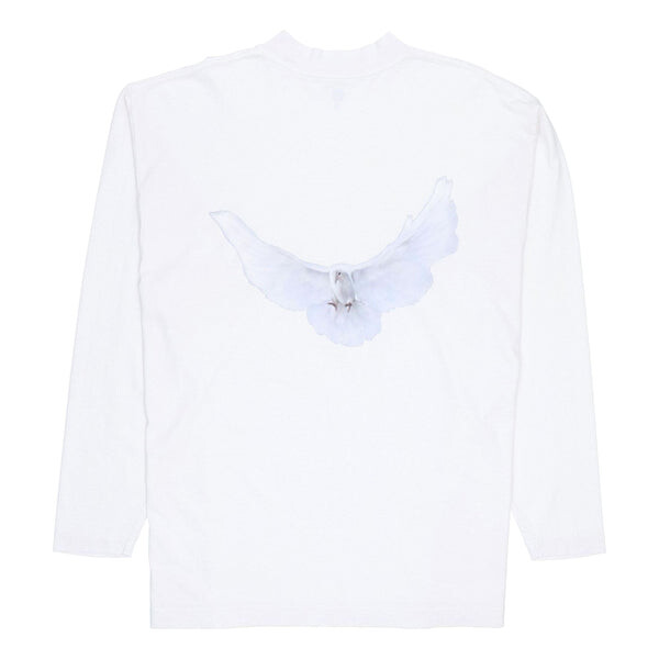 

Футболка YEEZY Gap x Balenciaga Dove Long Sleeves T-shirt 'White', белый