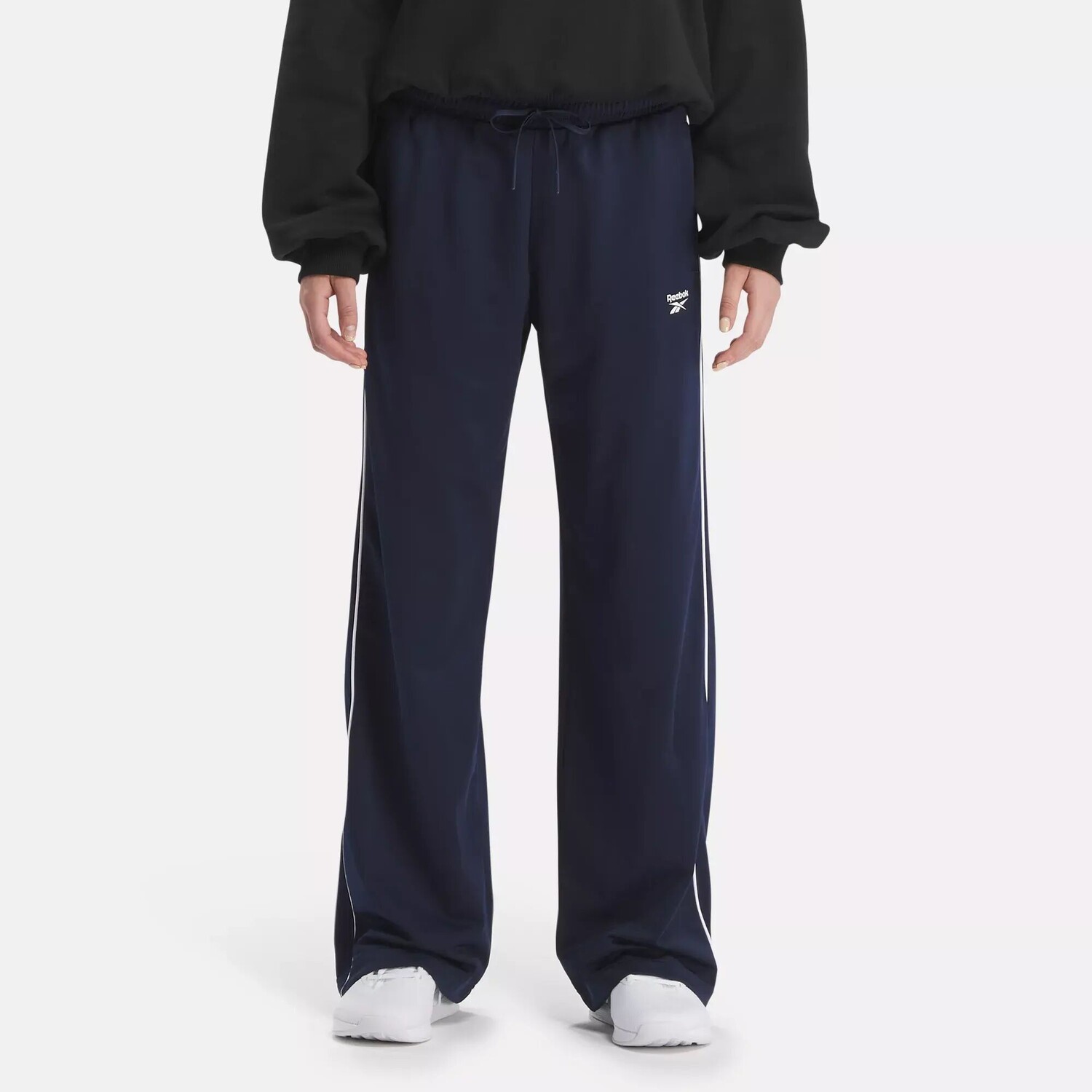 

Спортивные брюки Identity Back Vector Reebok трикотажные, темно-синий