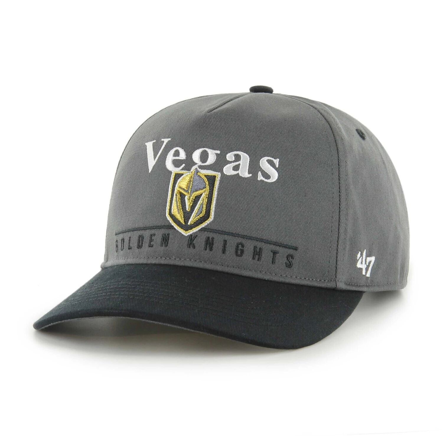 

Мужская регулируемая бейсболка Snapback Super Hitch темно-серого/черного цвета '47 Vegas Golden Knights Super Hitch