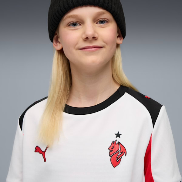 Футболка для больших детей Ac Milan 25/26 Away Replica Puma, белый — фото 2