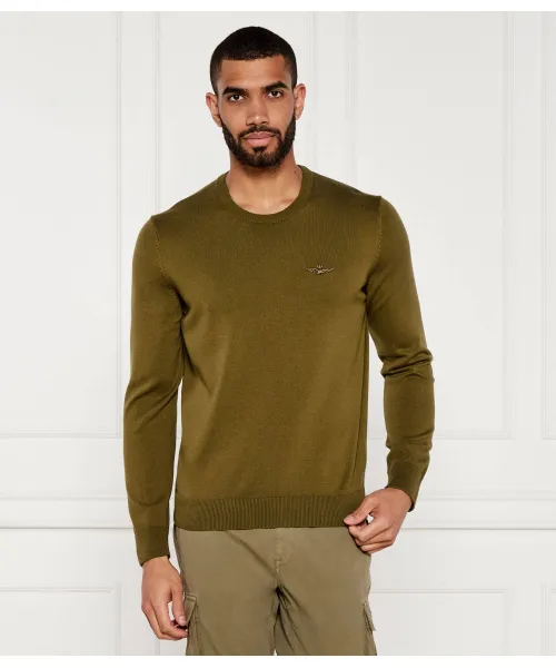 

Свитер Regular fit Aeronautica Militare, зеленый