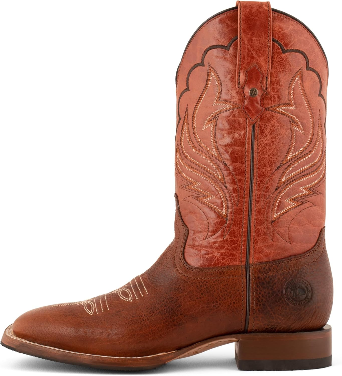 

Мужские ковбойские сапоги из американского бизона с противоскользящей подошвой, модель 1553 7L Siete Leguas, Whiskey