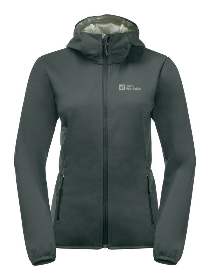 

Jack Wolfskin Женская куртка из софтшелла серого цвета