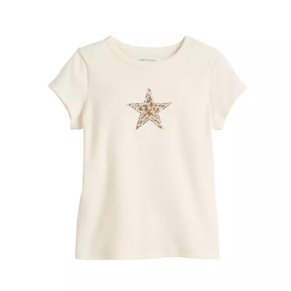 

Футболка с коротким рукавом для малышей и малышей Grayson Threads Kids The Label, цвет off white