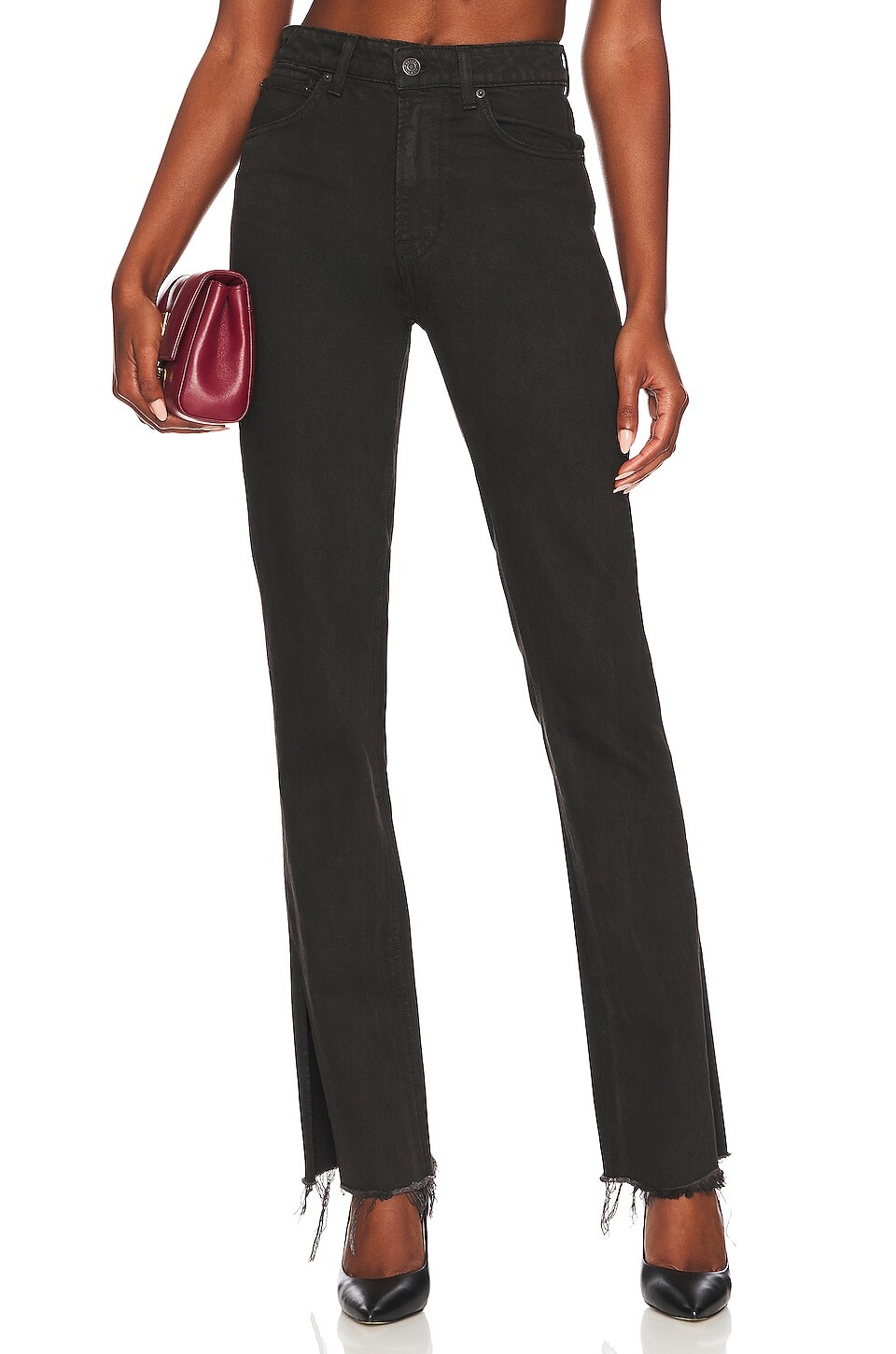 

Ботинки GRLFRND Harlow High Rise Slim with Slit, цвет Redwood Grove