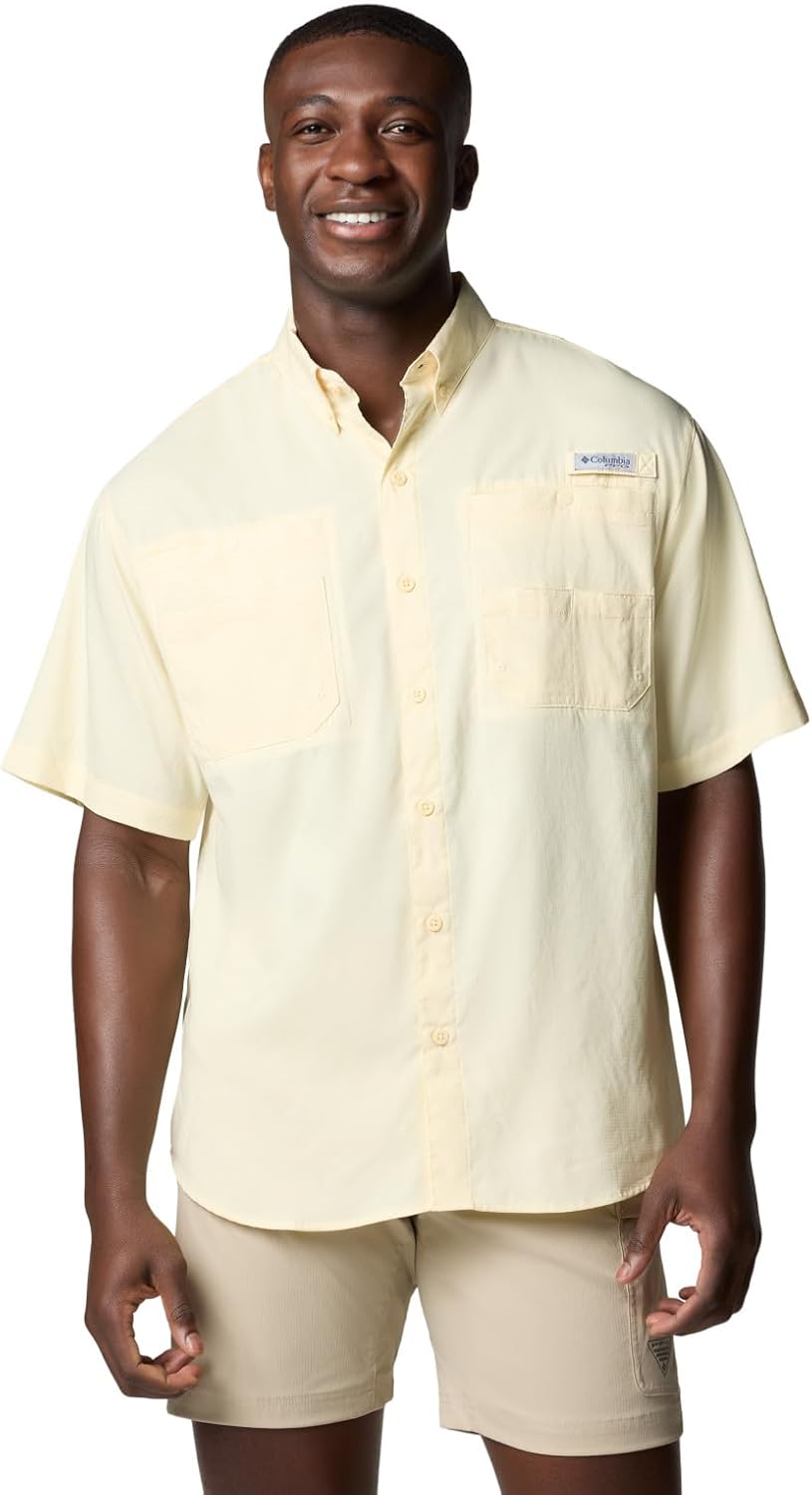 

Мужская рубашка Columbia Tamiami II с коротким рукавом, Lemon Wash