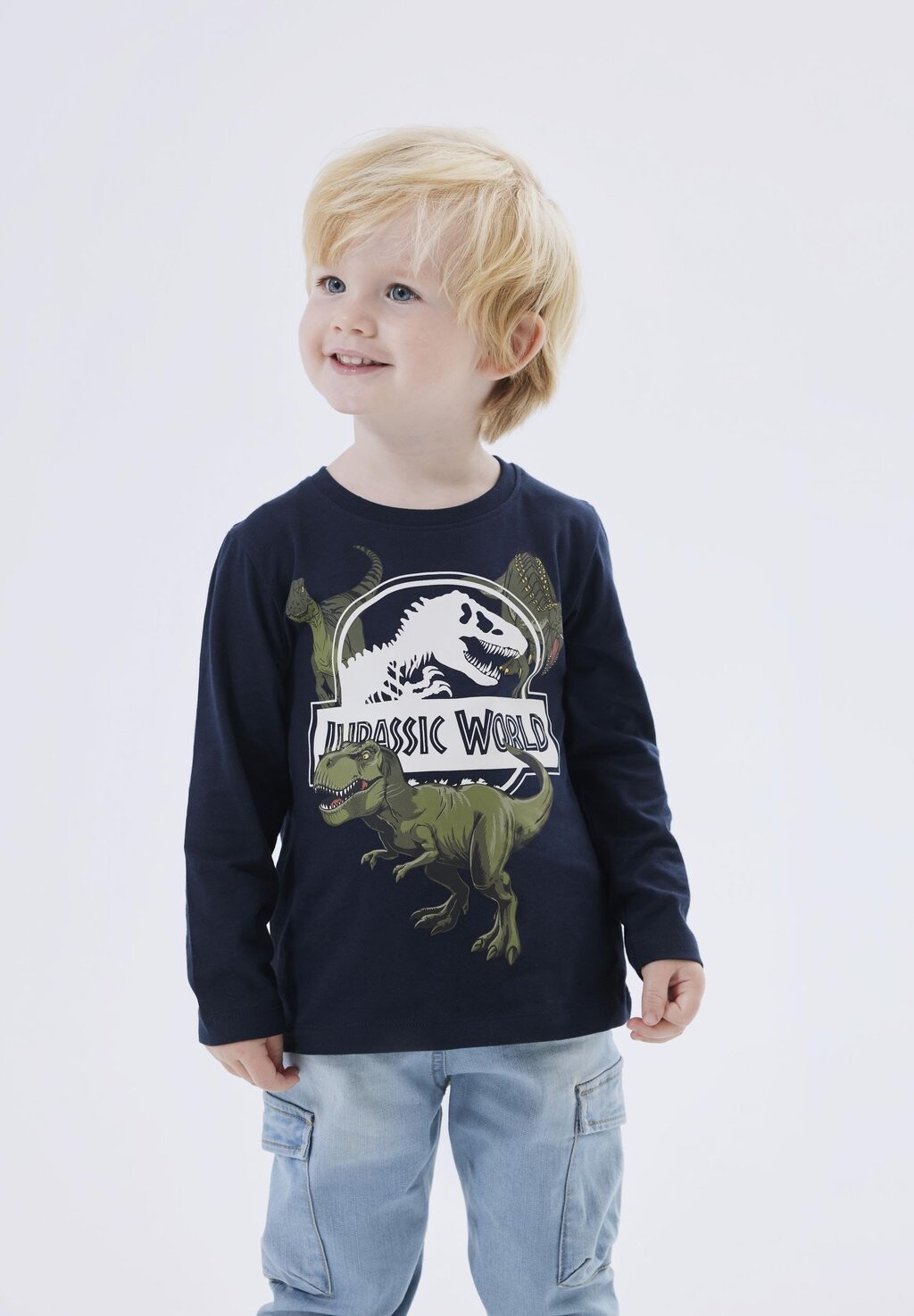

Топ с длинными рукавами NMMNIJAL JURASSIC Name it, цвет dark sapphire