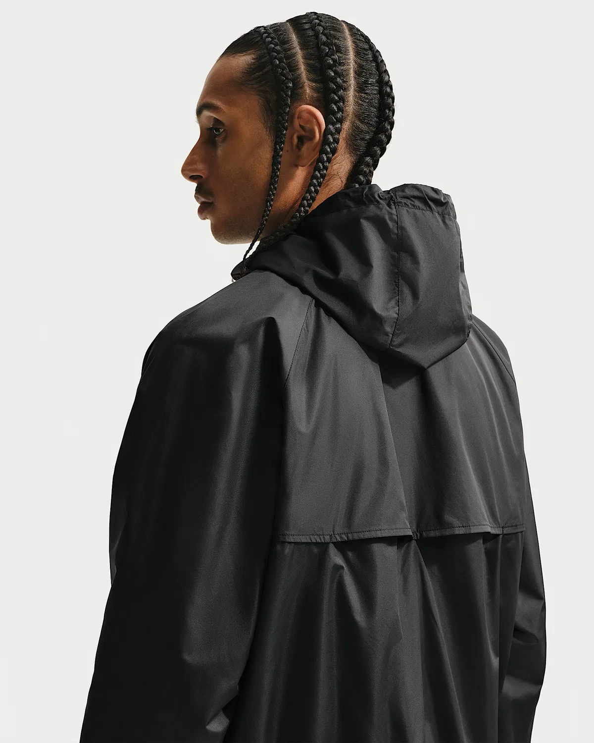 Мужская утепленная куртка Nike Windrunner, Black/White — фото 2