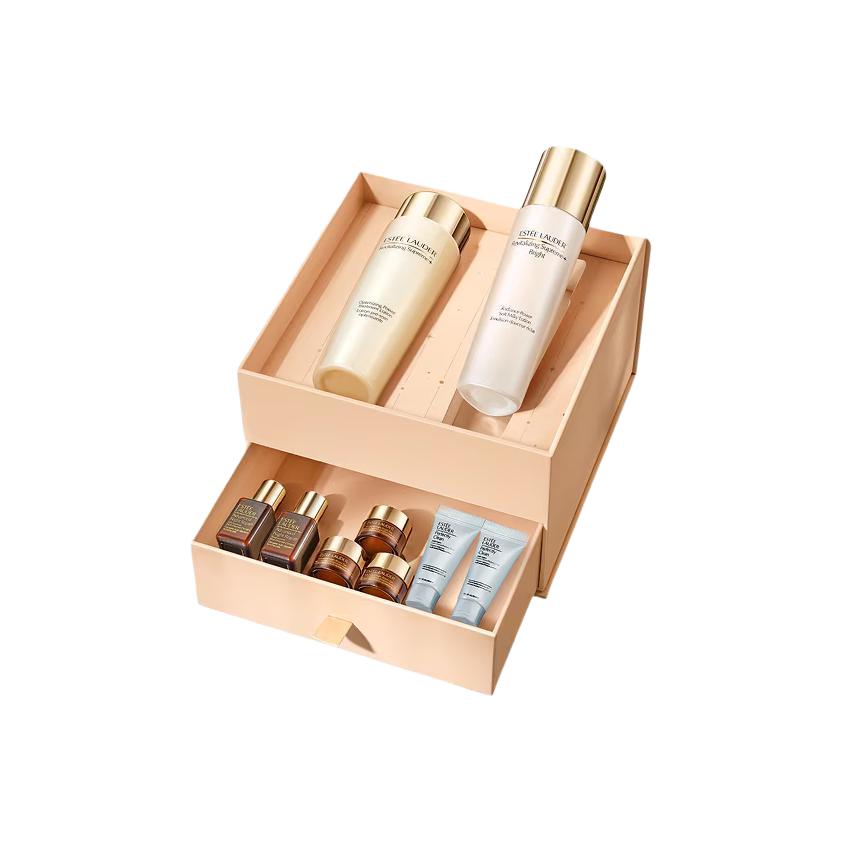 

ESTEE LAUDER Yashilandai Softly Radiant White набор для ухода за кожей увлажняющий и питающий комплект из девяти предметов