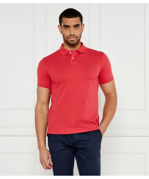 

Футболка поло Slim fit Polo Ralph Lauren, красный