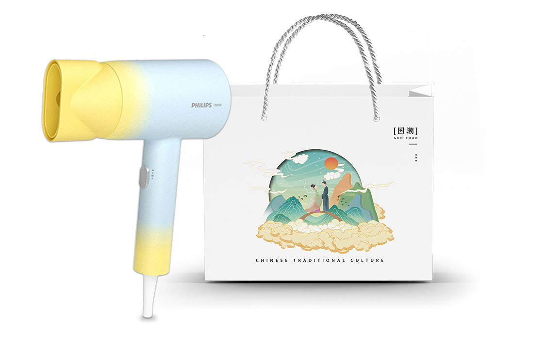 

Фен для волос Philips, BHD399/05 cream yellow