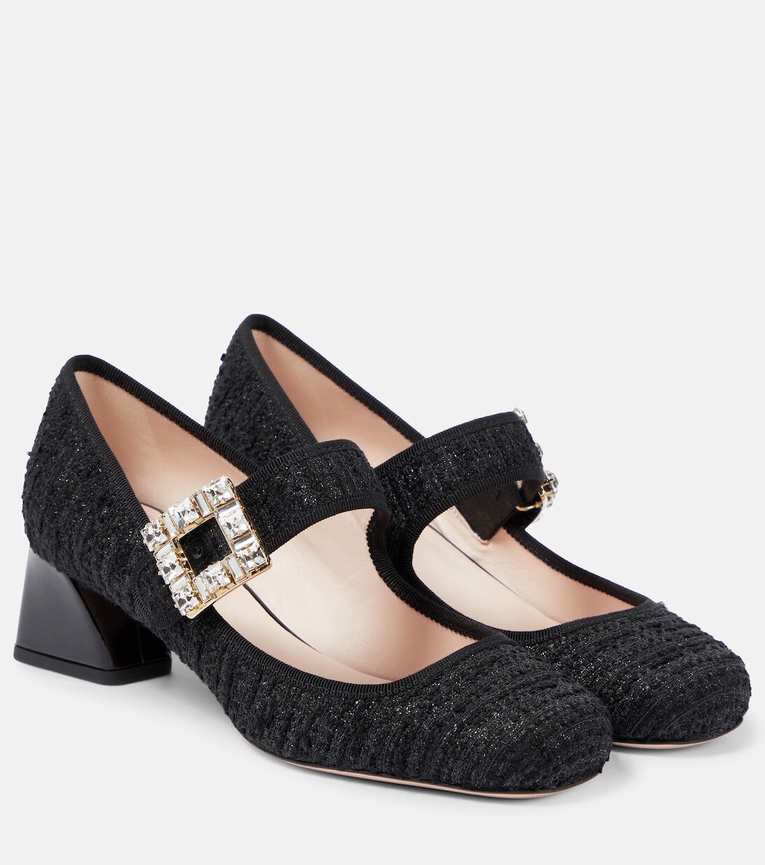 Туфли мэри джейн с декором très vivier Roger Vivier, черный