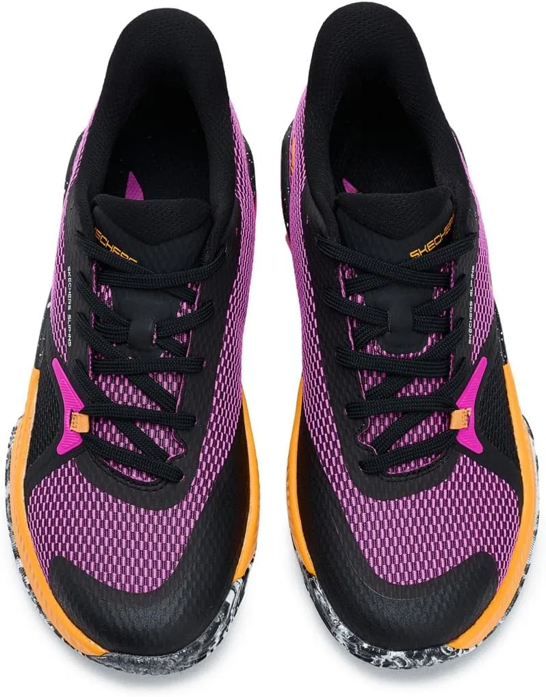 Кроссовки теннисные Skechers, Black/Pink — фото 2