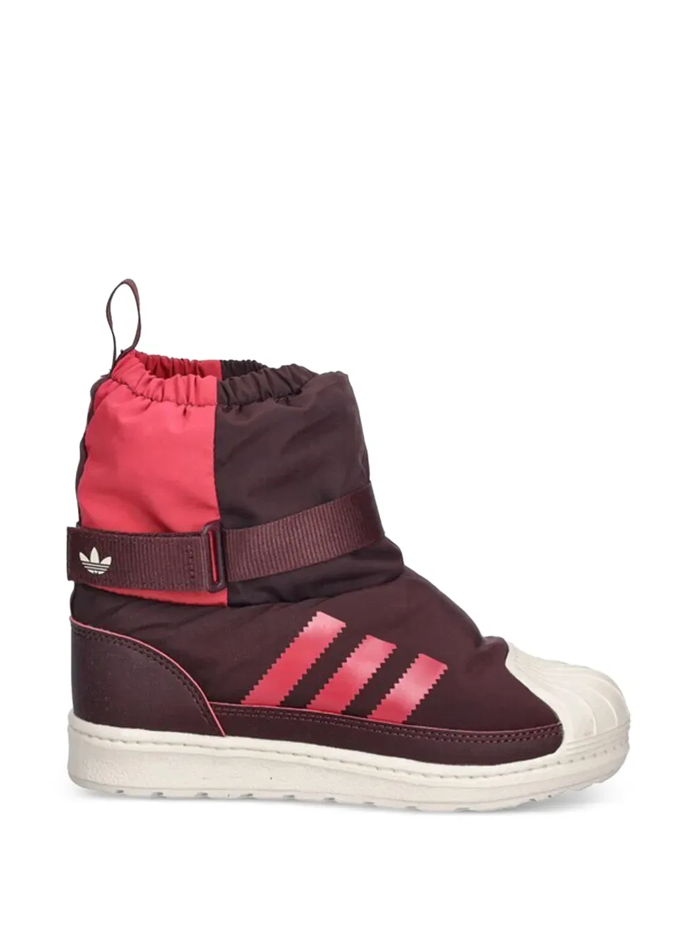 Ботинки Superstar с ремешком 360 Adidas Kids, коричневый — фото 2