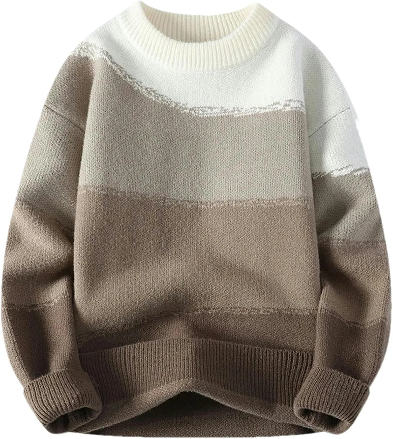 

Мужской свитер Non-Iron в стиле пэчворк GaoLeAve