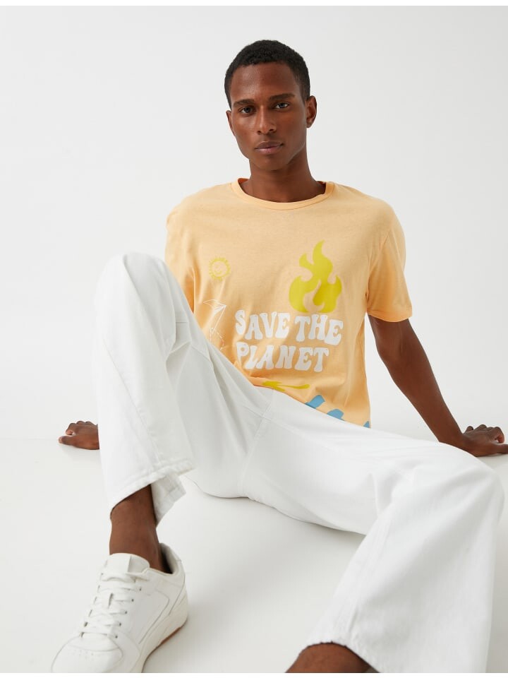 

Футболка KOTON T shirt, оранжевый