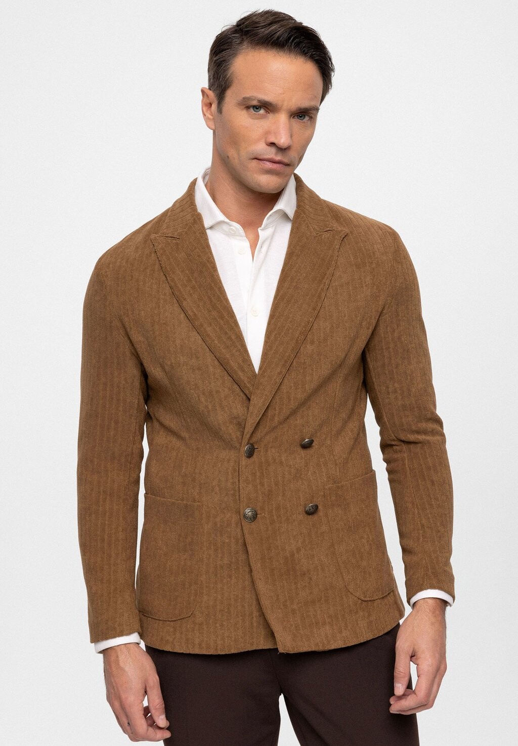 

Куртка Lapel Collar Basic Antioch, коричневый