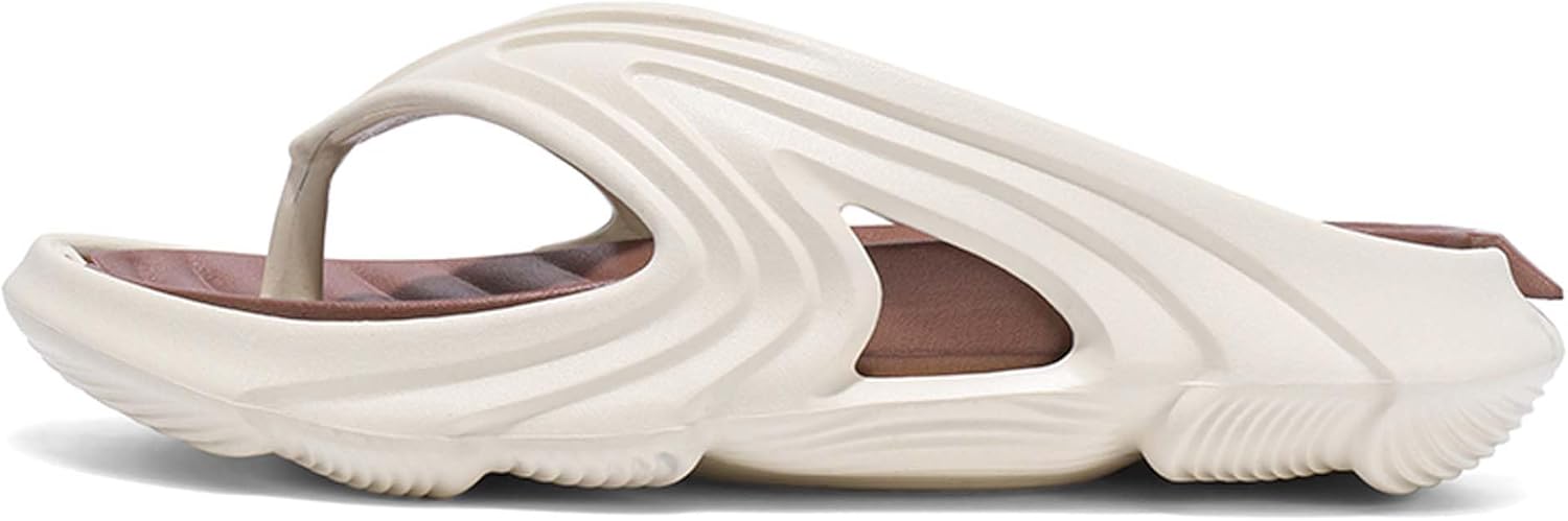 

Летние женские/мужские шлепанцы с плотной подошвой из EVA с ощущением, похожим на мягкий материал, пляжная обувь, тапочки Generic, коричневый