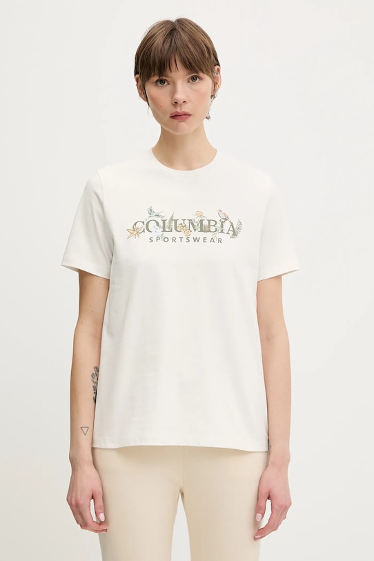 

Хлопковая футболка Columbia, белый