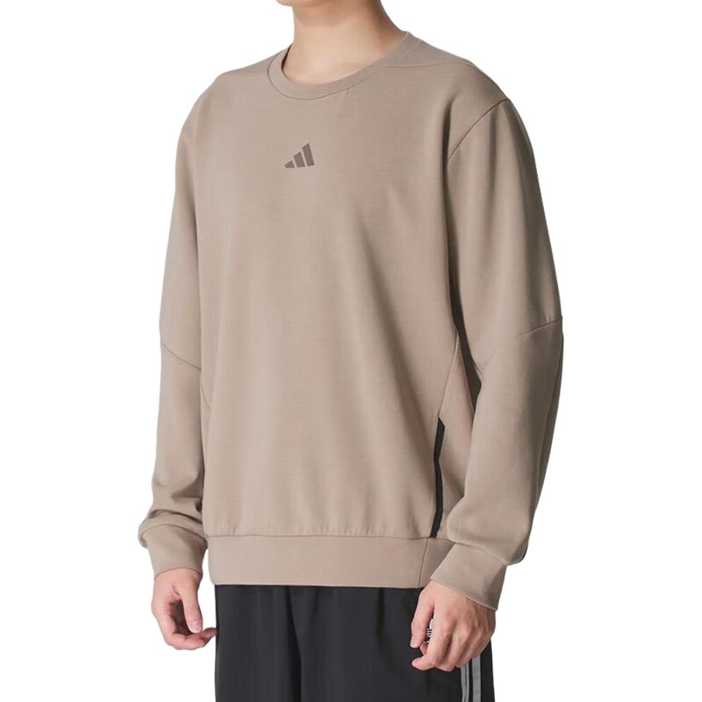 Толстовка d4t crew sweats мужская Adidas, светло-коричневый — фото 4