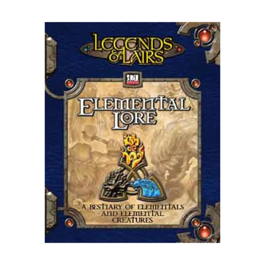 

Elemental Lore, Legends & Lairs (d20), мягкая обложка