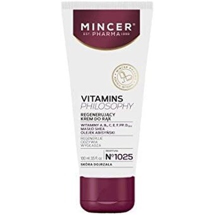 

Крем для рук Витаминный с витаминами А, В, С, Е, F, Рр 100мл, Mincer Pharma