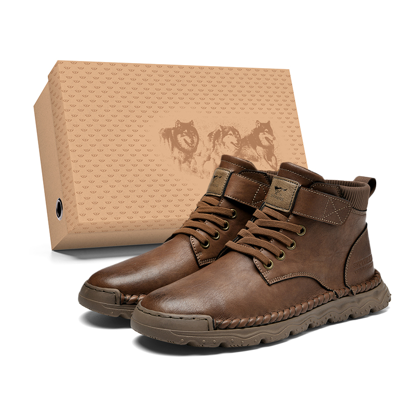 

Короткие мужские ботинки Martin SEPTWOLVES, Brown (Standard Leather Shoe Size)