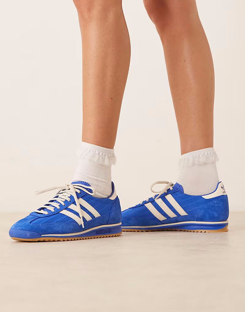 Кроссовки Adidas Originals SL 72 OG в сине-белой майке
