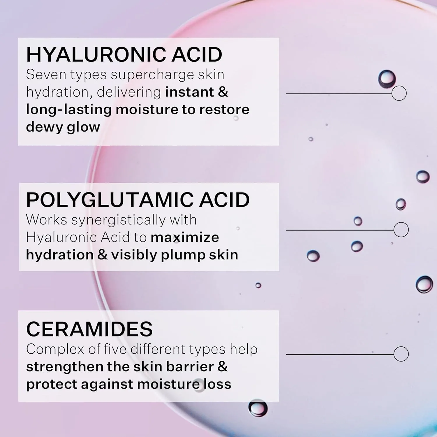 Сыворотка StriVectin Multi Action Hydration Multiplier с гиалуроновой кислотой, церамидами и пептидами для обезвоженной и сухой кожи. 56.70 г (2 шт.) — фото 4