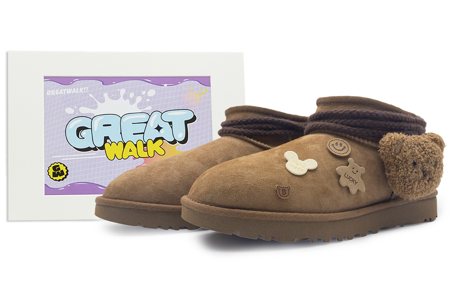 Ботинки зимние женские UGG Classic Ultra Mini, коричневый — фото 3