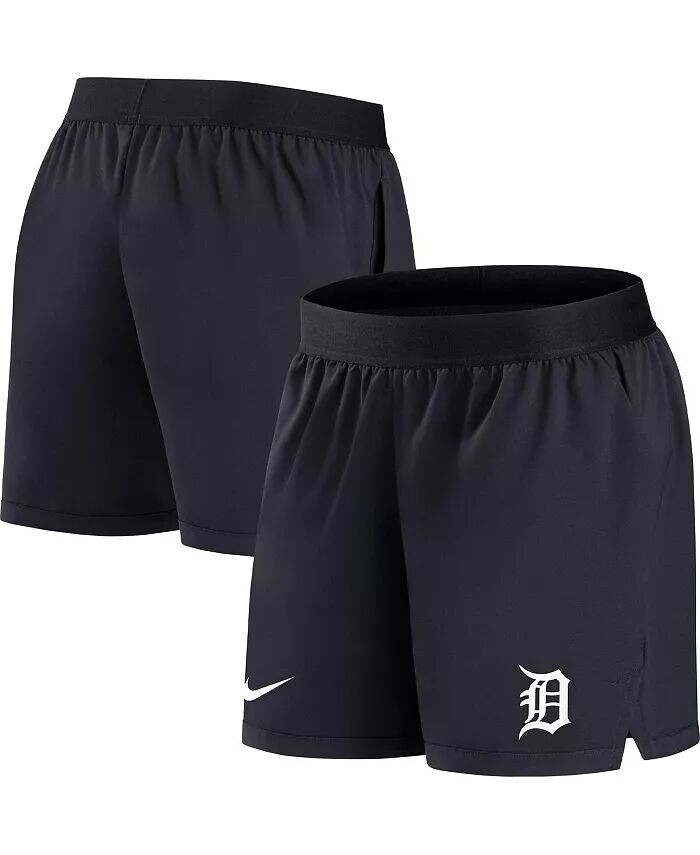 

Женские темно-синие шорты Detroit Tigers Authentic Collection Flex Vent Max Performance Nike