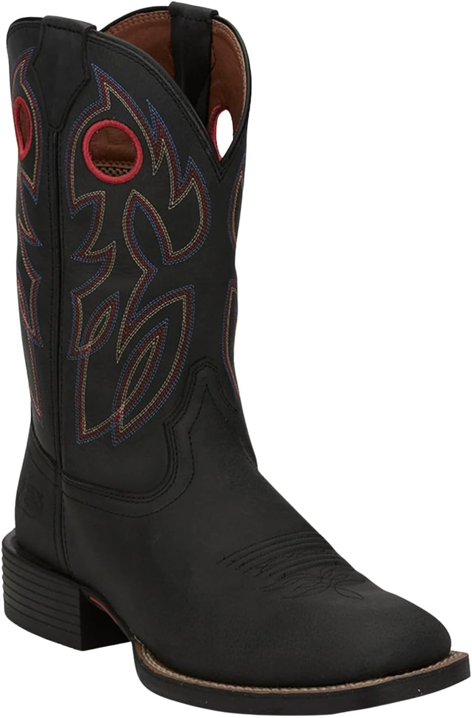 

Мужские вестерн-бутсы Justin 11 Bowline с широким квадратным носком - Se7525, черный