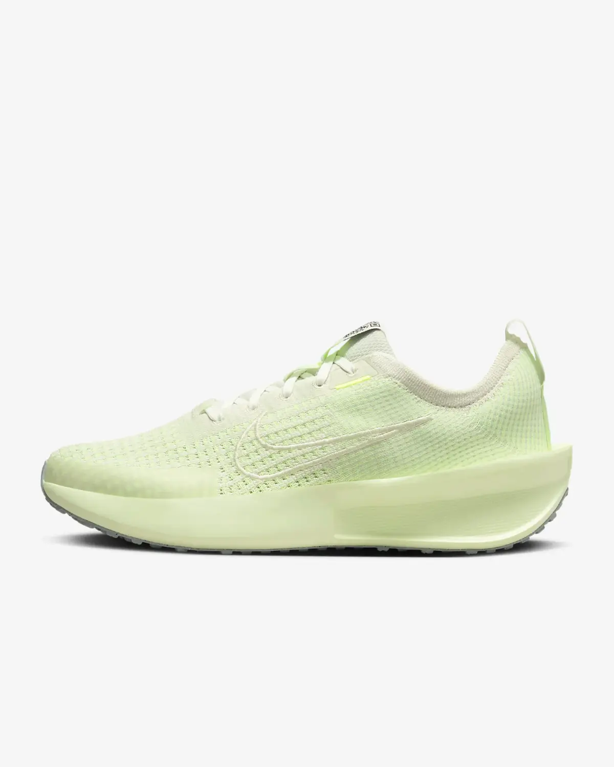 Nike Interact Run FD2292-004 Кроссовки Женские 10 Barely Volt Беговые Туфли TF1706, зеленый — фото 3