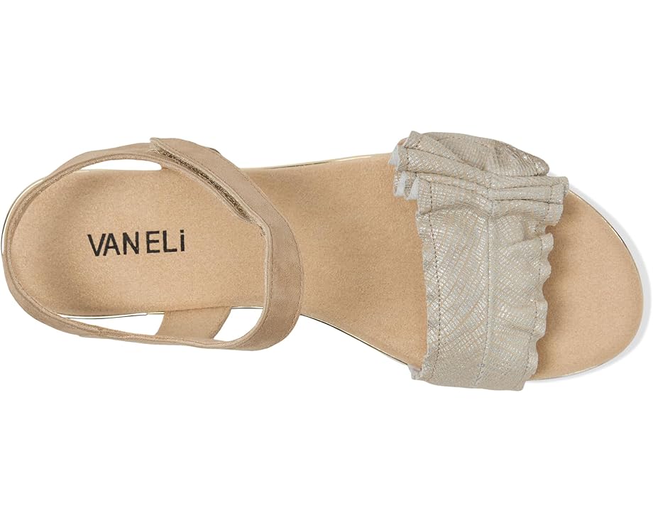 Сандалии Vaneli Elsbet, цвет Camel Suede/Perla — фото 2