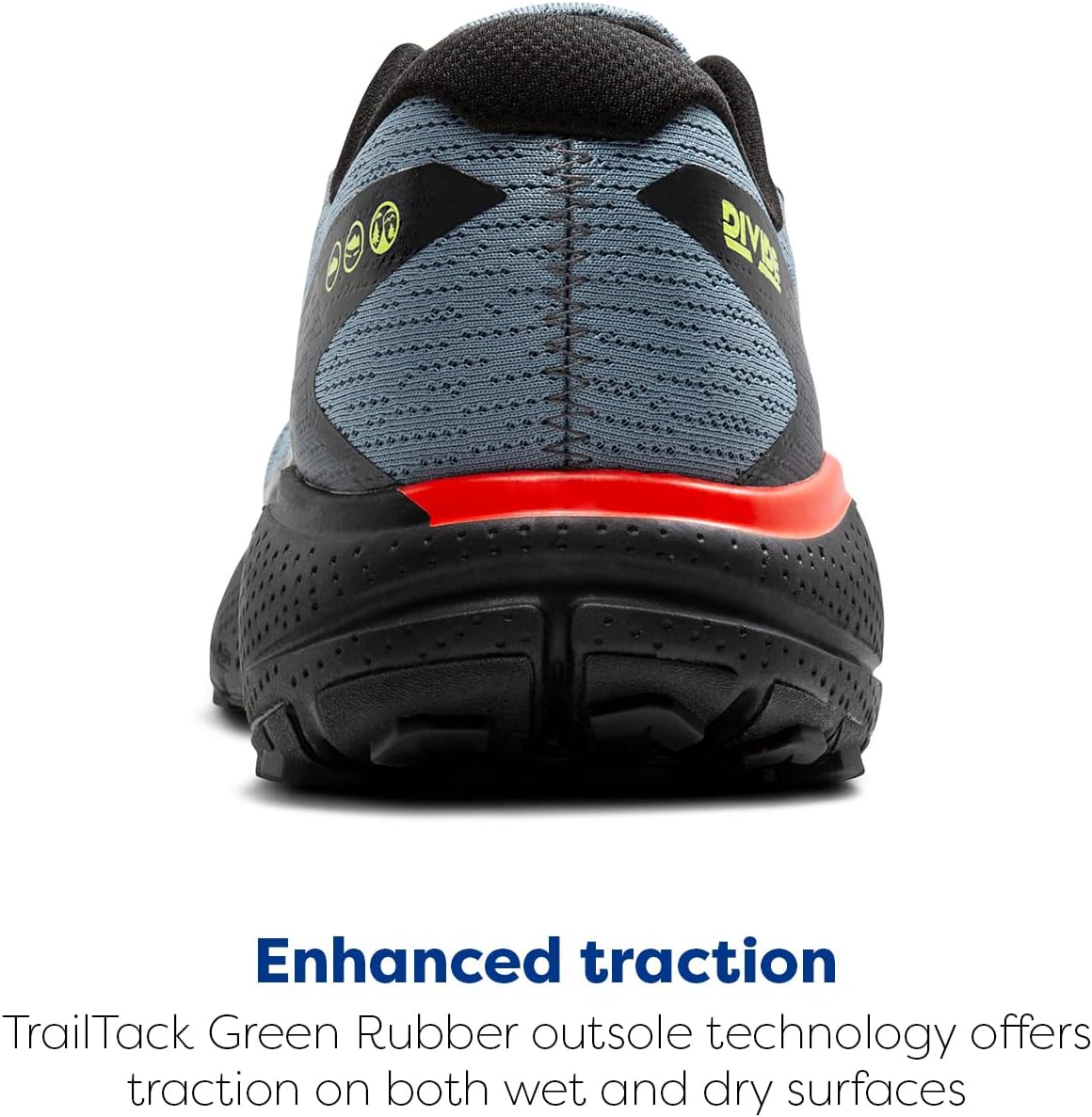 Мужские кроссовки для трейлраннинга Brooks Divide 5, Citadel/Ebony/Lime — фото 3