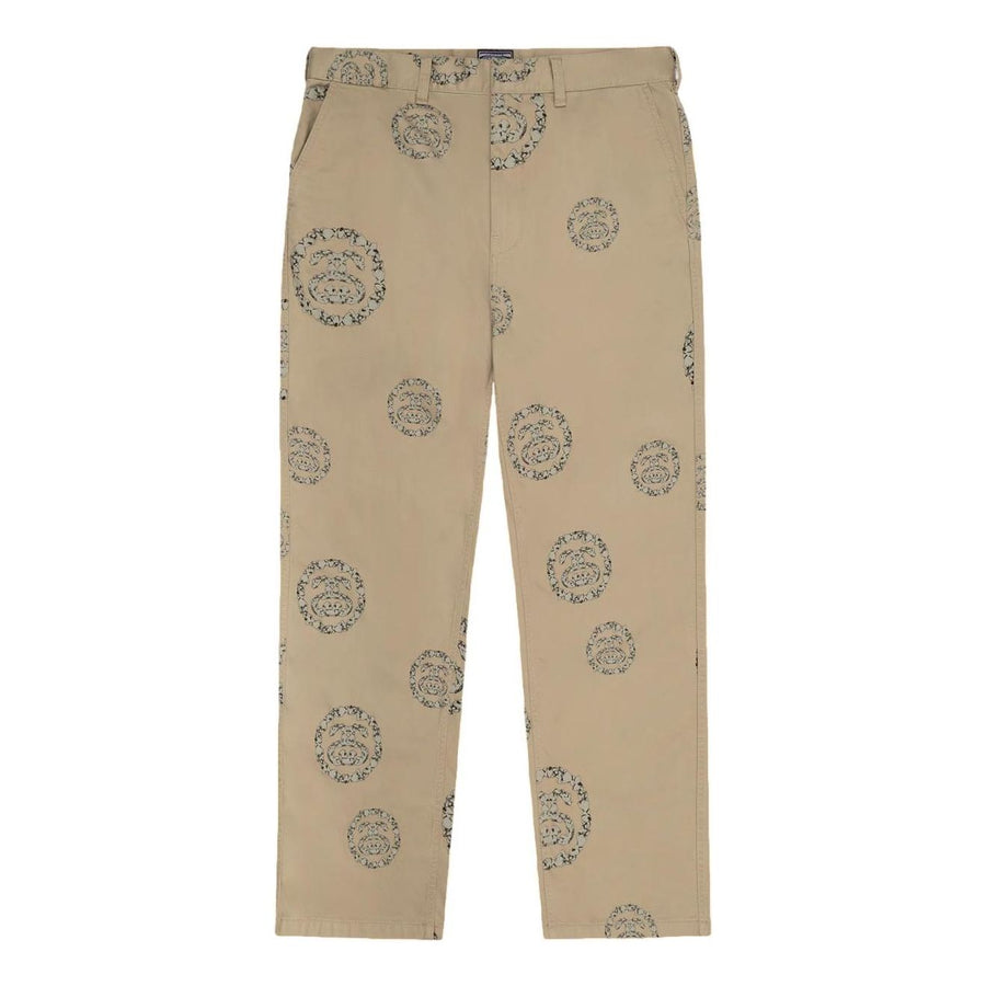 

Спортивные брюки Denim Tears x Stussy SS Wreath Chino Pants 'Khaki', бежевый