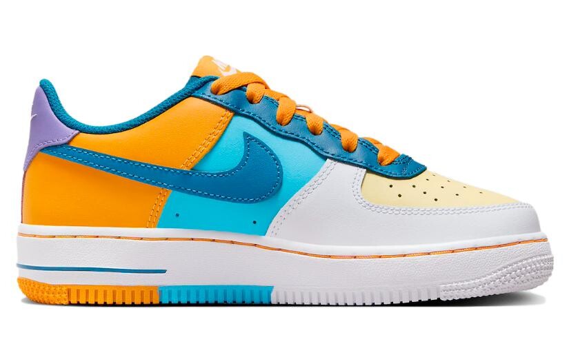 Детские кроссовки для скейтбординга Nike Air Force 1 GS, Orange — фото 2