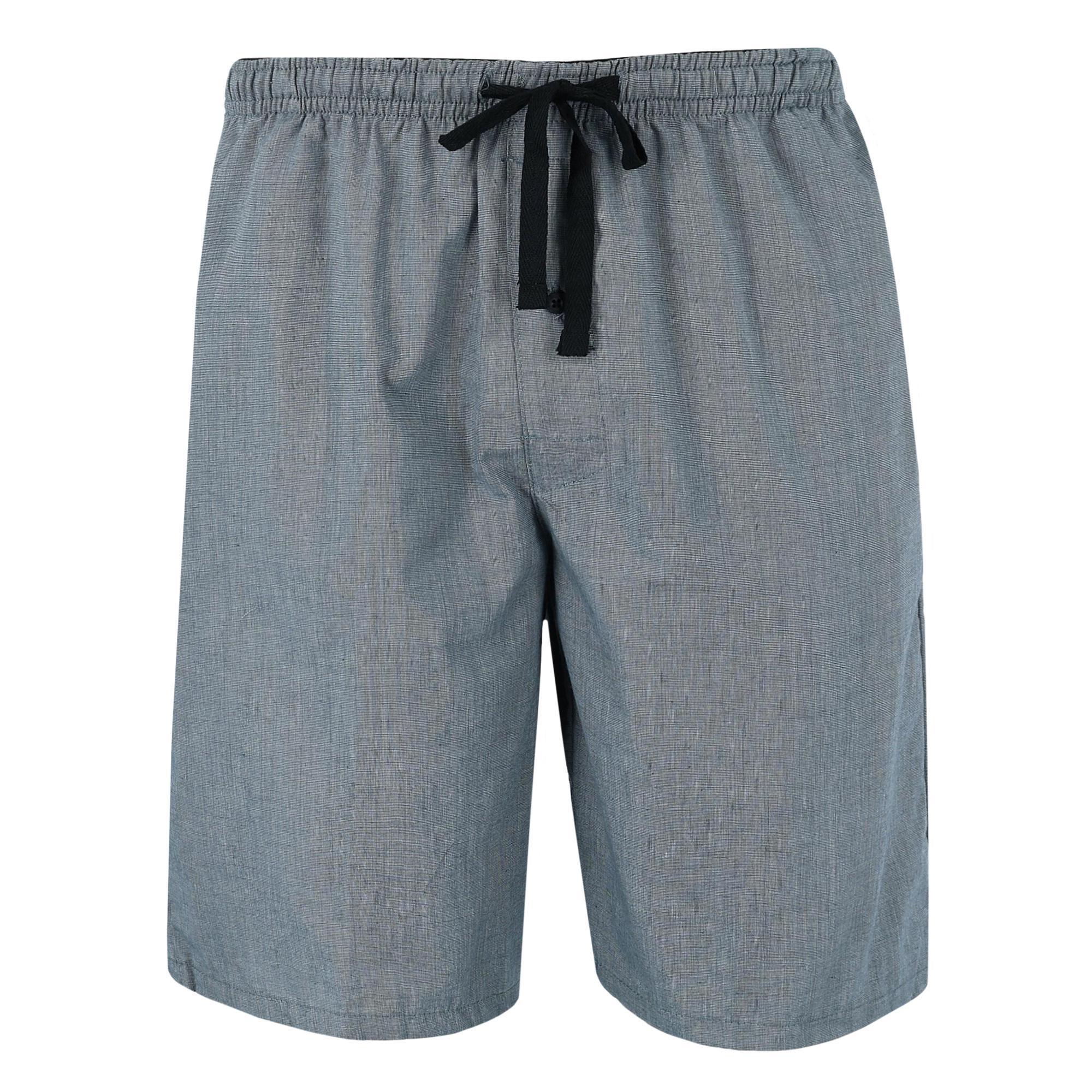 

Мужские хлопковые пижамные шорты для сна Hanes, цвет heather