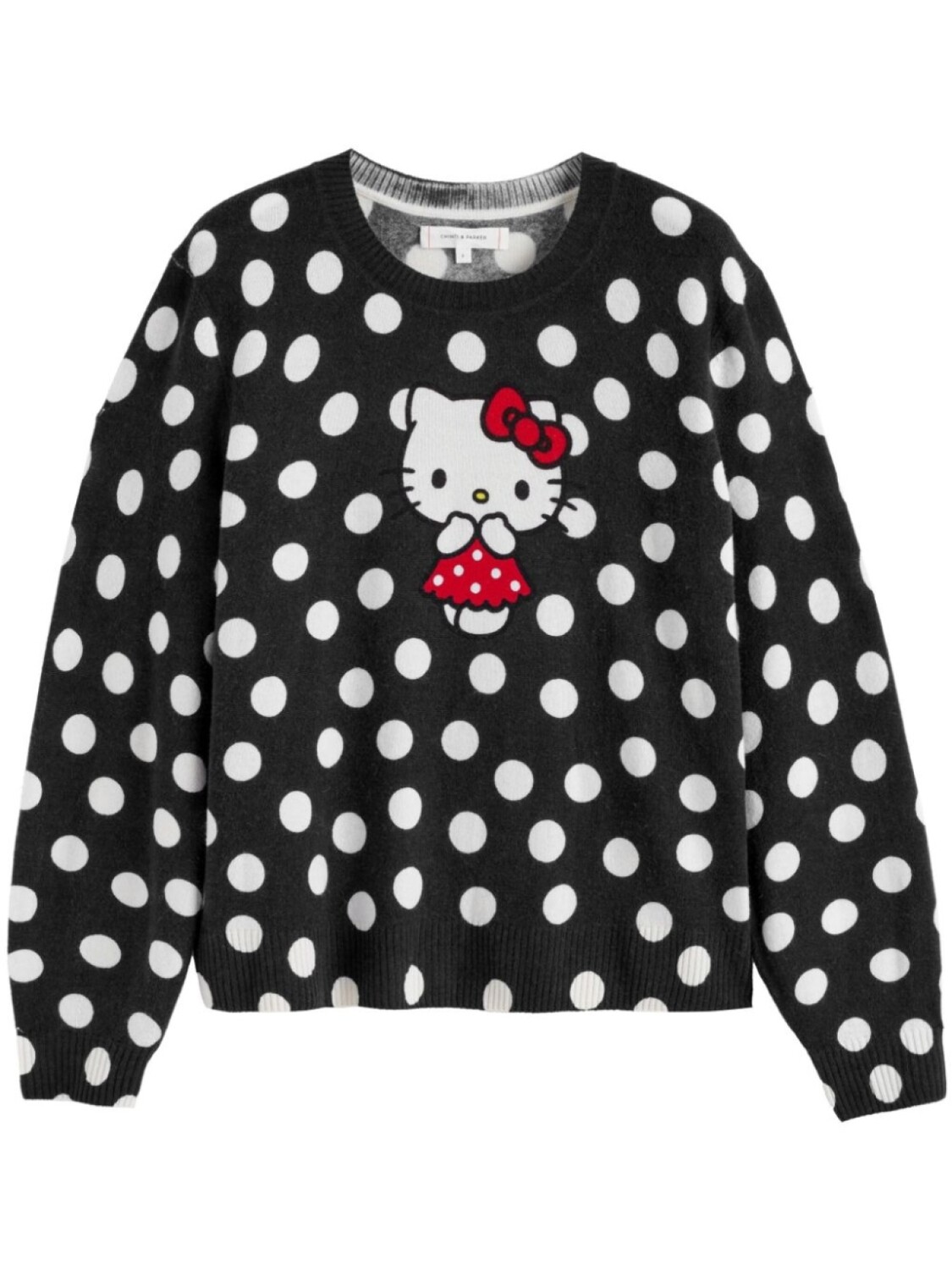

Свитер в горошек Hello Kitty Chinti & Parker, черный