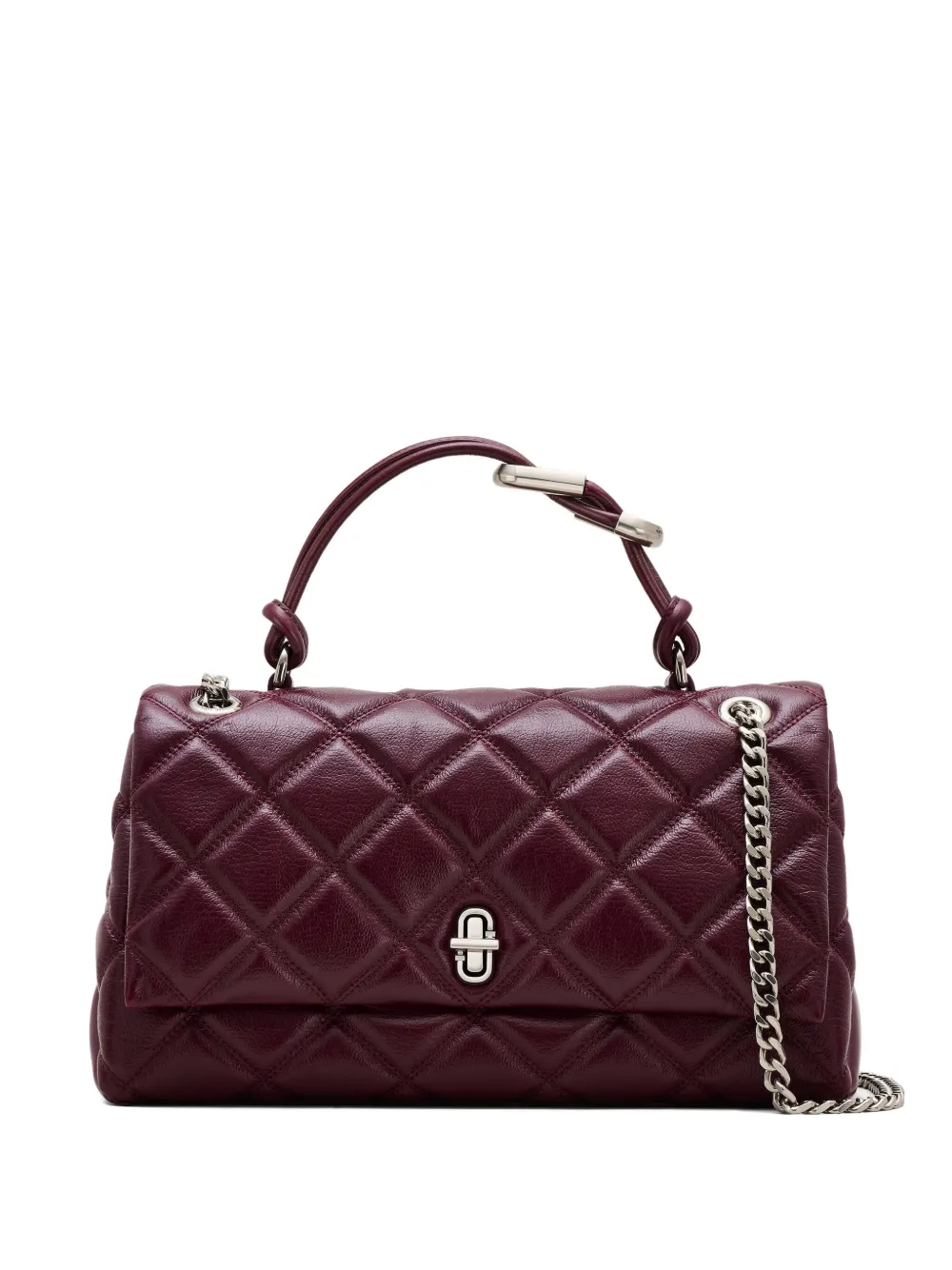 

Средняя сумка-трансформер на плечо Quilted Dual Convertible MARC JACOBS, фиолетовый