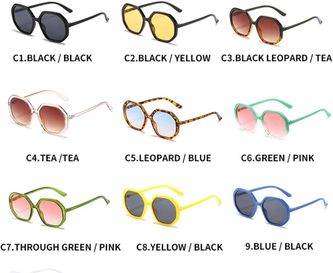 

Солнцезащитные очки с защитой UV400 | Градиентные линзы ярких цветов | Для женщин и мужчин, для занятий спортом на открытом воздухе и вождения DSVIGF, Black Gray