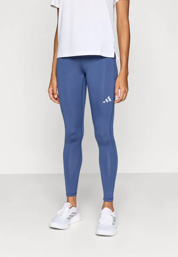 Беговые леггинсы run ess 1/1 л Adidas Performance, Tech Indigo