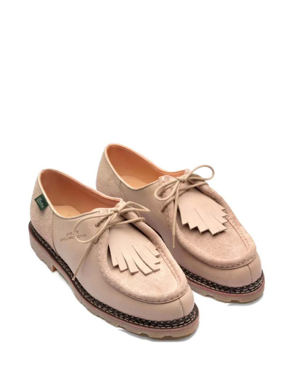 Туфли дерби Michael из коллаборации с Universal Works Paraboot, бежевый — фото 2