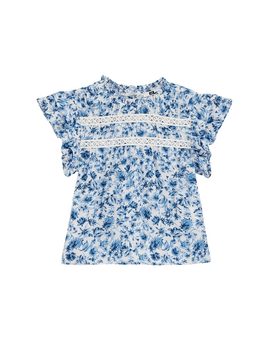 

Блузка WE Fashion, цвет marine blue/Neon blue/Light blue