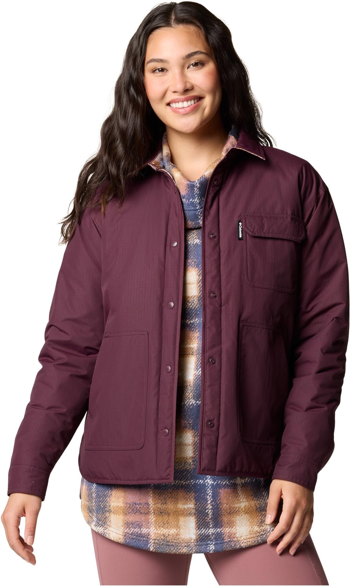 

Куртка Columbia Longhorn Ridge Reversible Shirt Jacket, цвет Moonvista