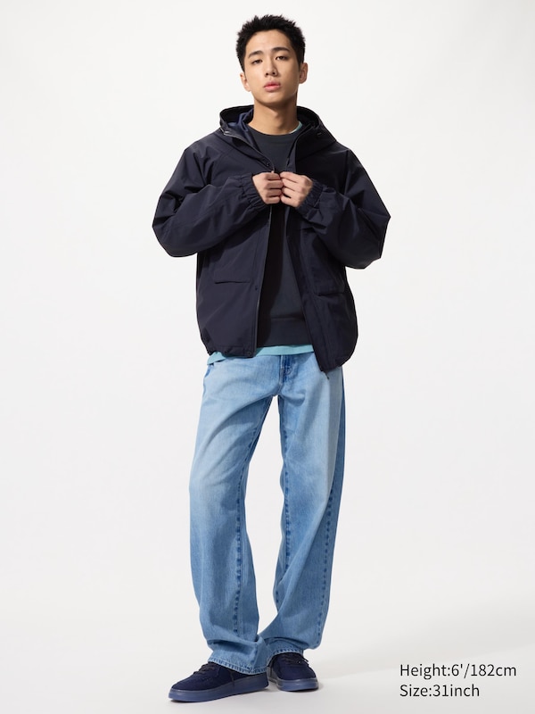 Мешковатые джинсы (удлиненные) Uniqlo, 62 blue
