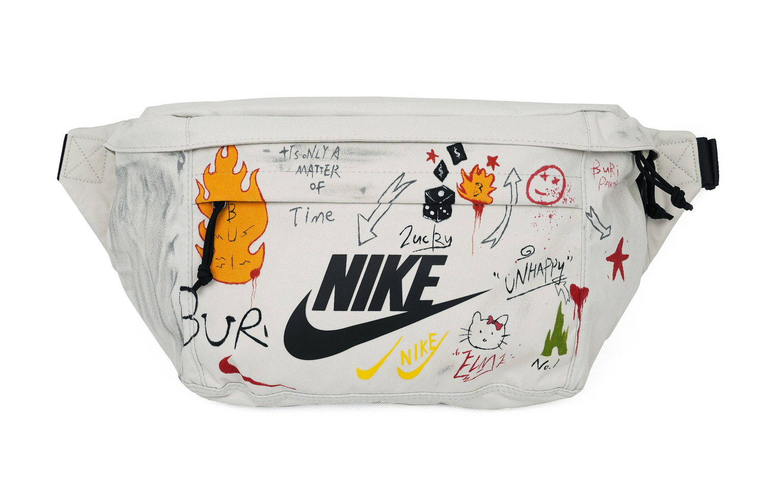 

Nike Тканевая наплечная сумка через плечо поясная сумка унисекс костяной белый, Light Bone